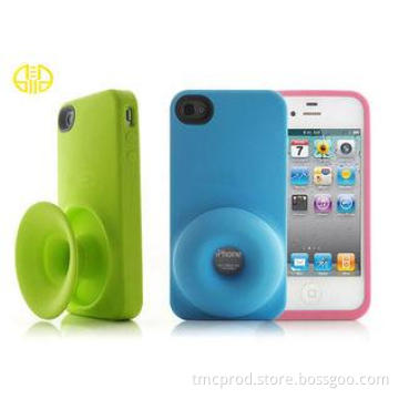 High grade Silicone Horn Speaker , Mini Amplifier For Iphon